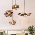 Living Room Stainless Steel Chrome Pendant Lamp Chandelier